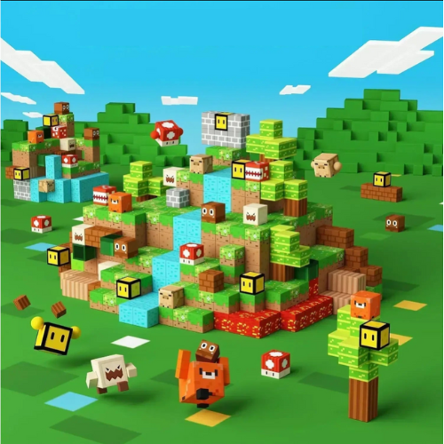 CraftyBlocks : édition Mario